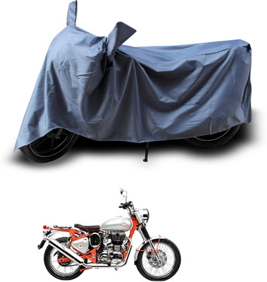 PAGORA Waterproof Two Wheeler Cover for Royal Enfield(Bullet Trials 350, Grey)