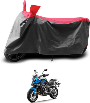 PAGORA Two Wheeler Cover for CFMoto(650MT, Grey, Red)