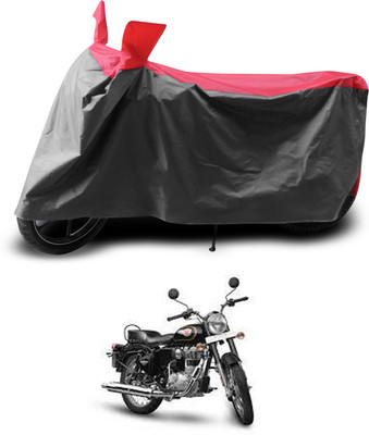 PAGORA Two Wheeler Cover for Royal Enfield(Standard 350, Grey, Red)