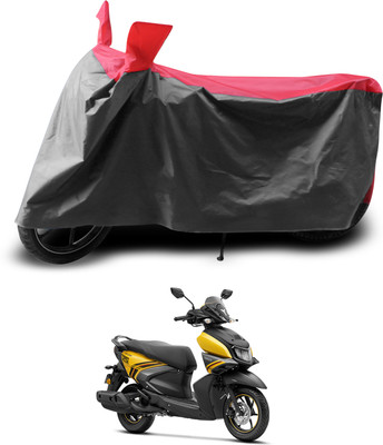 PAGORA Two Wheeler Cover for Yamaha(RayZR 125 Fi, Grey, Red)