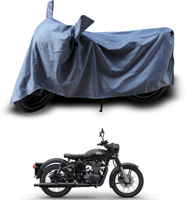 PAGORA Two Wheeler Cover for Royal Enfield(Bullet 350 Twinspark, Grey)