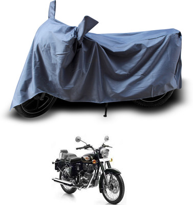 PAGORA Two Wheeler Cover for Royal Enfield(Electra, Grey)