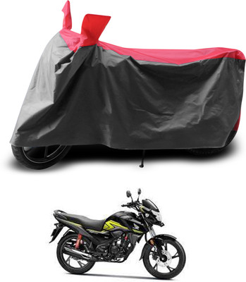 PAGORA Two Wheeler Cover for Honda(SP125, Grey, Red)