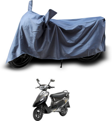 PAGORA Two Wheeler Cover for TVS(Scooty Pep+, Grey)