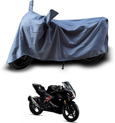PAGORA Two Wheeler Cover for TVS(Apache RR 310, Grey)