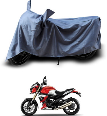 PAGORA Two Wheeler Cover for Mahindra(Mojo UT 300, Grey)