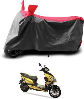 PAGORA Two Wheeler Cover for Okinawa(i-Praise, Grey, Red)