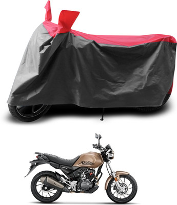 PAGORA Two Wheeler Cover for Hero(MotoCorp XPulse 200T, Grey, Red)
