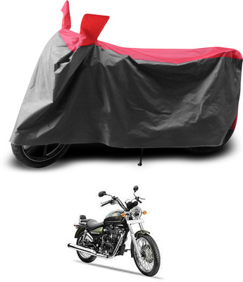 PAGORA Waterproof Two Wheeler Cover for Royal Enfield(Thunderbird 500, Grey, Red)