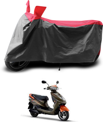 PAGORA Two Wheeler Cover for Okinawa(Ridge, Grey, Red)