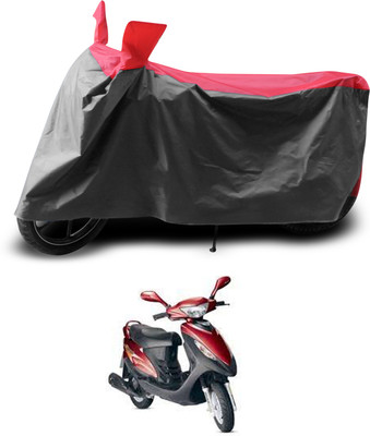 PAGORA Two Wheeler Cover for Kinetic(Nova, Grey, Red)