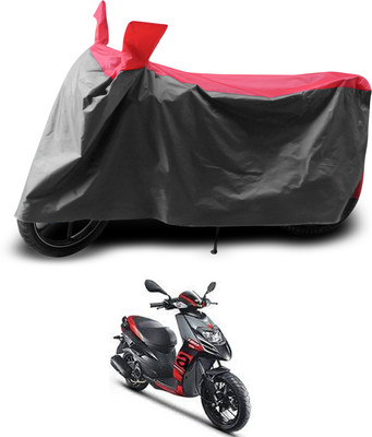 PAGORA Two Wheeler Cover for Aprilia(SR 150, Grey, Red)