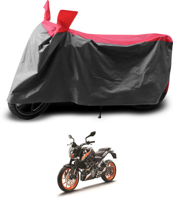 PAGORA Two Wheeler Cover for KTM(Duke 200, Grey, Red)