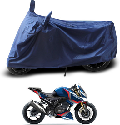 PAGORA Two Wheeler Cover for TVS(Apache RTR 180, Blue)
