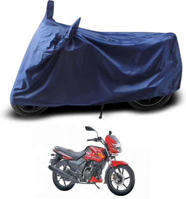 PAGORA Two Wheeler Cover for TVS(Flame DS 125, Blue)