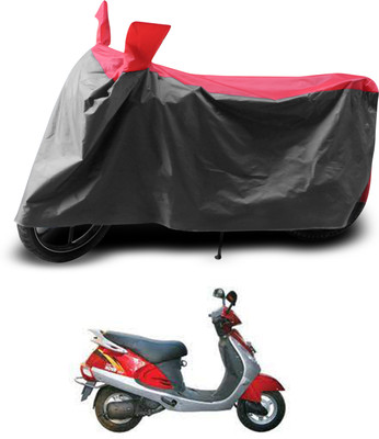 PAGORA Two Wheeler Cover for Kinetic(Nova EX, Grey, Red)