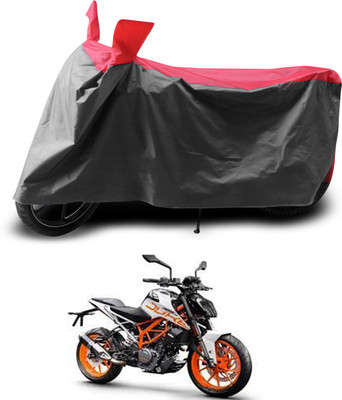 PAGORA Two Wheeler Cover for KTM(390 Duke, Grey, Red)