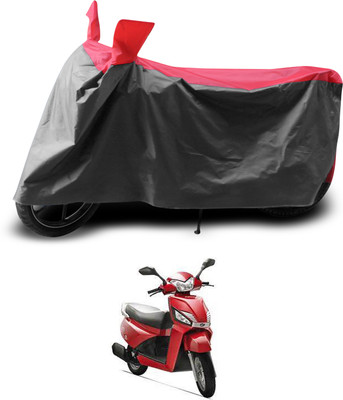 PAGORA Two Wheeler Cover for Mahindra(Gusto, Grey, Red)