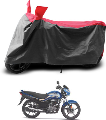 PAGORA Two Wheeler Cover for Hero(MotoCorp Super Splendor, Grey, Red)