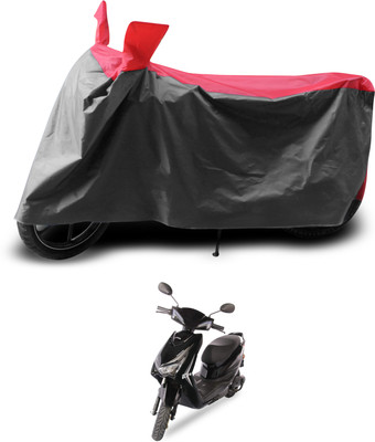 PAGORA Two Wheeler Cover for Ampere(E Lite, Grey, Red)