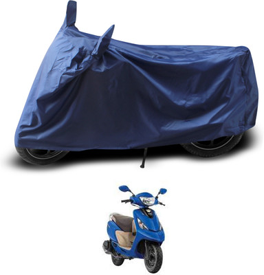 PAGORA Two Wheeler Cover for TVS(Zest, Blue)