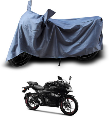 PAGORA Two Wheeler Cover for Suzuki(Gixxer, Grey)