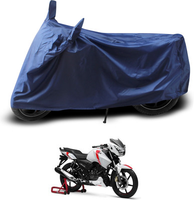 PAGORA Two Wheeler Cover for TVS(Apache 150, Blue)