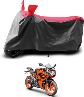 PAGORA Two Wheeler Cover for KTM(RC 200, Grey, Red)