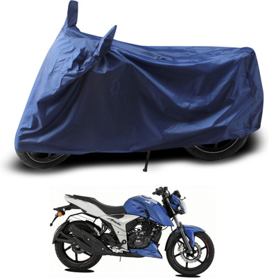 PAGORA Two Wheeler Cover for TVS(Apache RTR 160 4V, Blue)