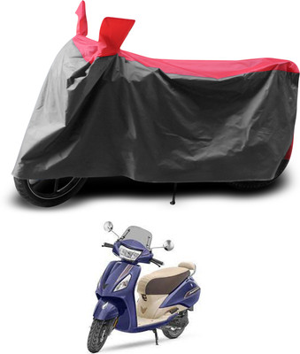 PAGORA Two Wheeler Cover for TVS(Jupiter, Grey, Red)