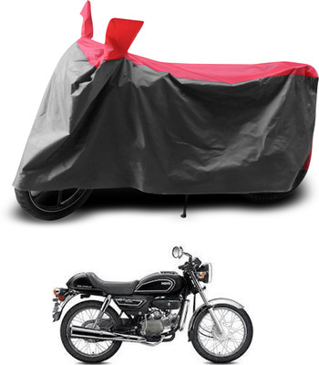 PAGORA Two Wheeler Cover for Hero(Splendor Pro, Grey, Red)