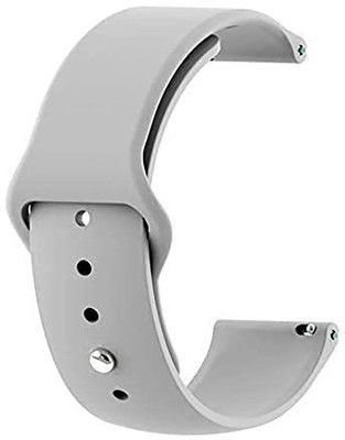 Jape Soft Silicone 20mm Watch Strap Compatible with Amazfit BIP U/LITE/GTS/GTR 42mm, Smart Watch Strap(Grey)