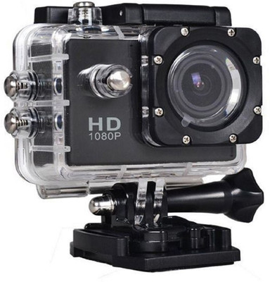 Garundropsy 12MP 1080P Sports Hel Sports and Action Camera(Black, 16 MP)