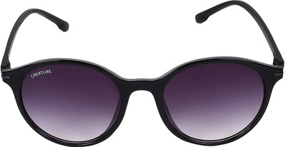 CREATURE Round Sunglasses(For Men, Blue)