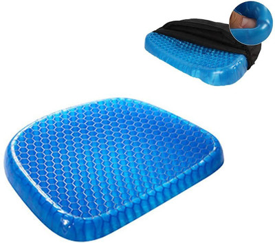 PRATYANG Honeycomb Cushion Memory Seat Pillow Flex Pillow Back Support Abdominal Belt(Blue)