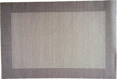 wholesaleindia Rectangular Pack of 6 Table Placemat(Grey, PVC)