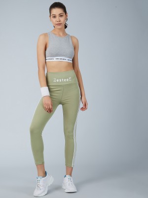 XTR FASHION Green Jegging(Self Design)