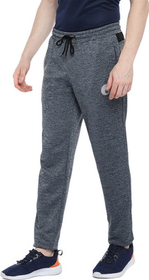 omtex Solid Men Grey Track Pants