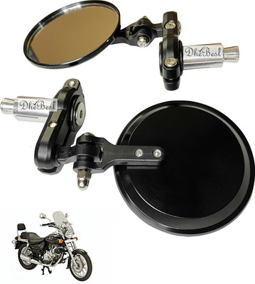 Dhe Best Manual Rear View Mirror For Bajaj Avenger 220 DTS-i(Left, Right)