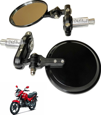 Dhe Best Manual Rear View Mirror For Hero Glamour(Left, Right)