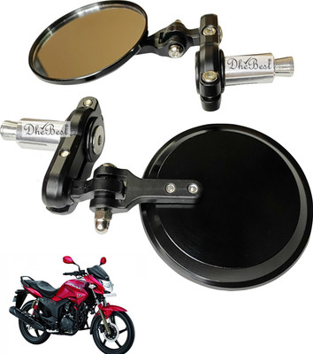 Dhe Best Manual Rear View Mirror For Hero Hunk(Left, Right)