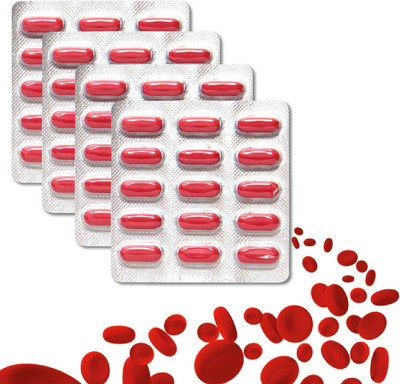 Mumfer Max |60 Tablets|Iron, Folic Acid Supplement, Vitamin C & Vitamin-B12- Pack of 4(4 x 15 Tablets)