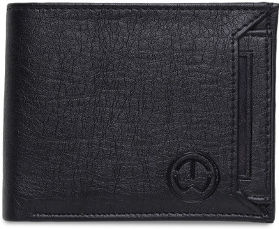 TnW Men Casual Black Artificial Leather Wallet(4 Card Slots)