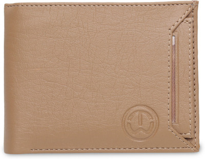 TnW Men Casual Beige Artificial Leather Wallet(4 Card Slots)