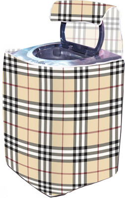 PCT Top Loading Washing Machine  Cover(Width: 65 cm, Check print)
