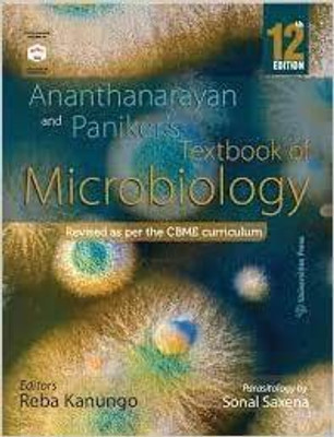 Ananthanarayan and Paniker’s Textbook of Microbiology, Twelfth Edition(Paperback, R Ananthanarayan)