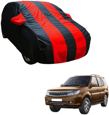 SS Zeeber Car Cover For Tata Safari Storme (With Mirror Pockets)(Blue, Red)