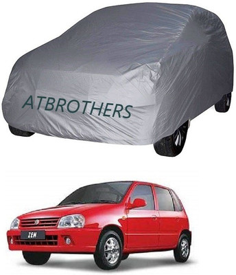 ATBROTHERS Car Cover For Maruti Suzuki Zen 1.0i (Without Mirror Pockets)(Grey)