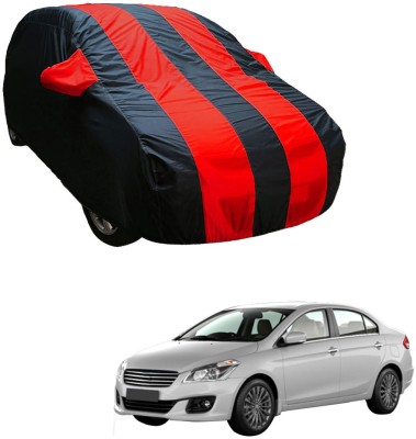 SS Zeeber Car Cover For Maruti Ciaz (With Mirror Pockets)(Blue, Red)