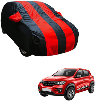 SS Zeeber Car Cover For Renault Kwid (With Mirror Pockets)(Blue, Red)